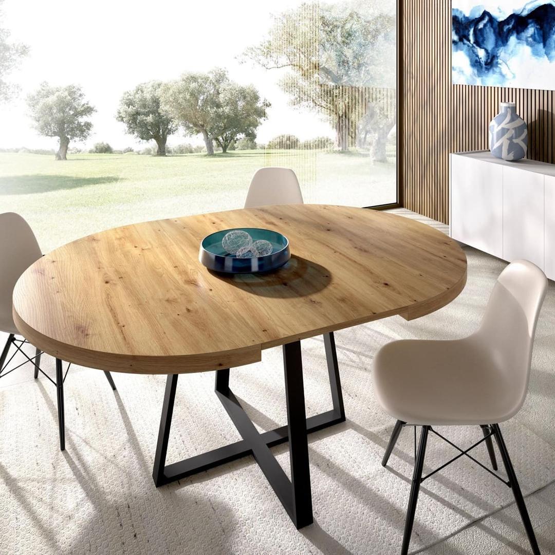 Mesa de comedor extensible modelo DUNA de Leroy Merlin
