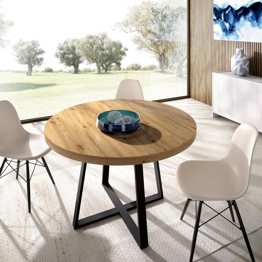 Mesa de comedor extensible modelo DUNA de Leroy Merlin