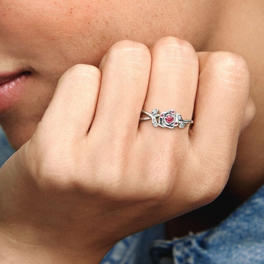 El anillo rosa de la Bella y la Bestia de Disney en Pandora
