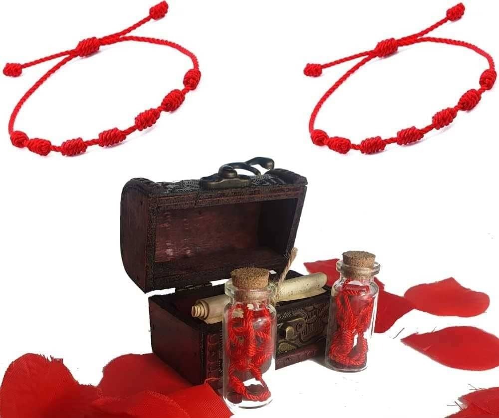 Pulseras Parejas hilo rojo del destino de Amazon