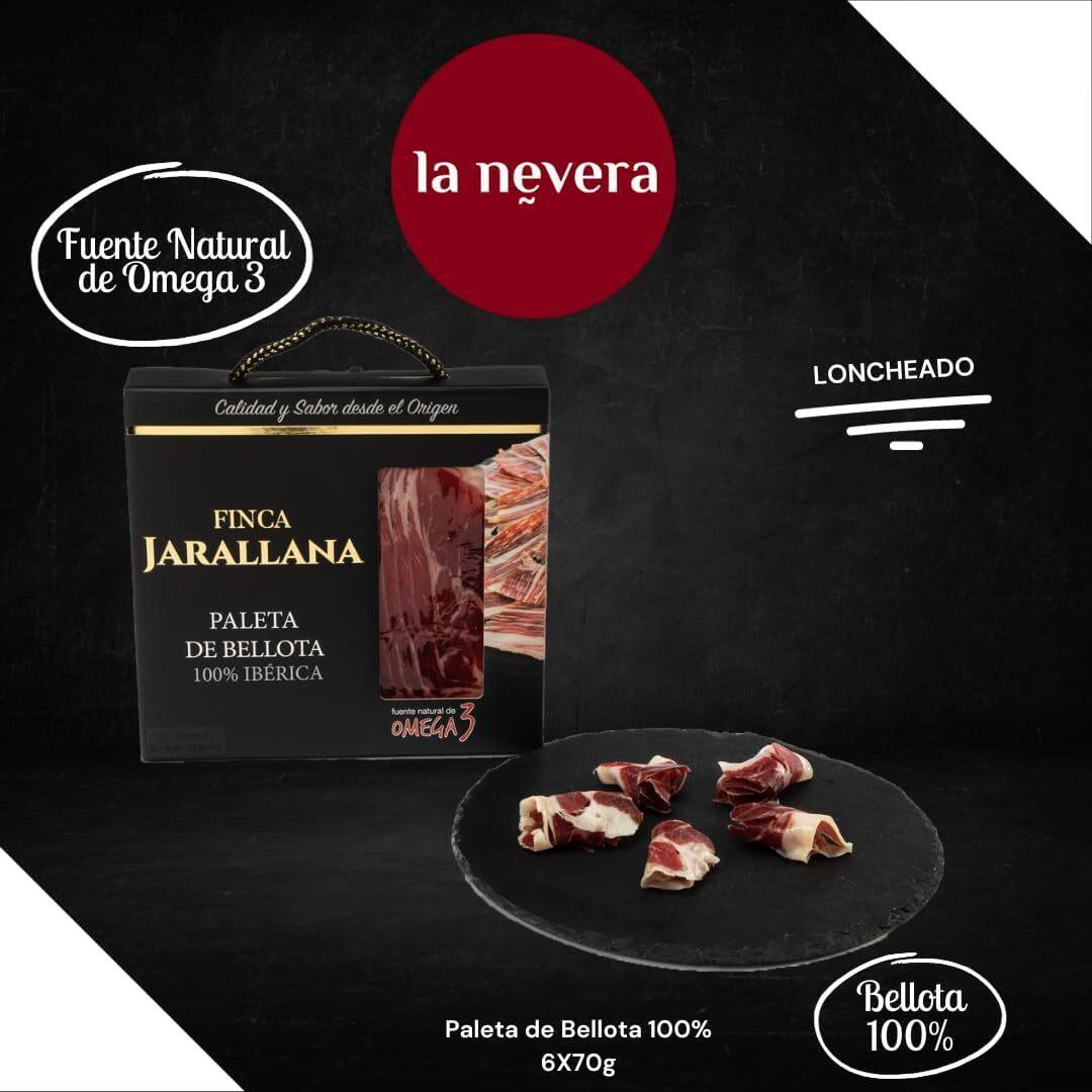 Maletín de jamón ibérico loncheado y curado de La Nevera Española en Amazon