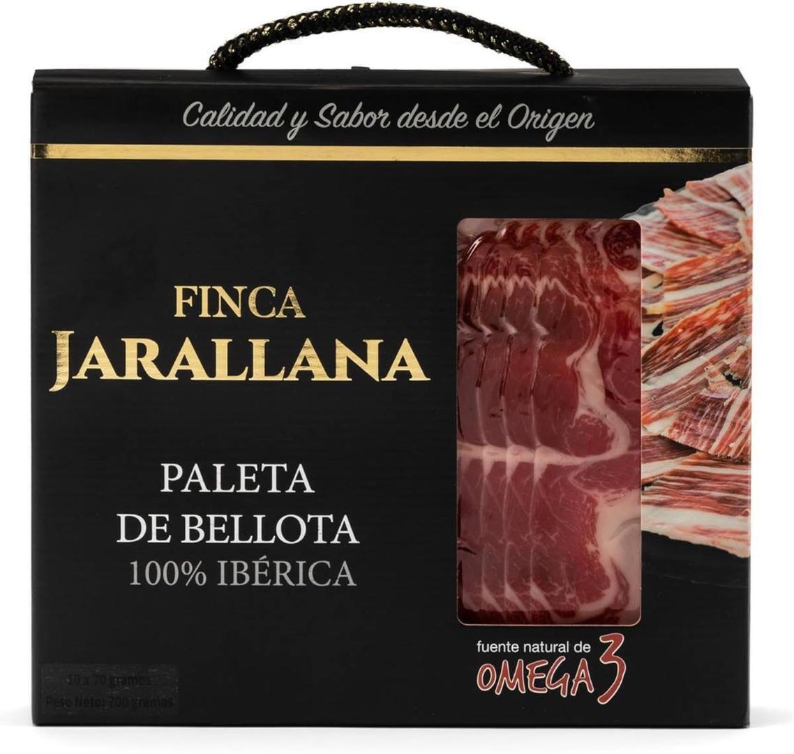 Maletín de jamón ibérico loncheado y curado de La Nevera Española en Amazon