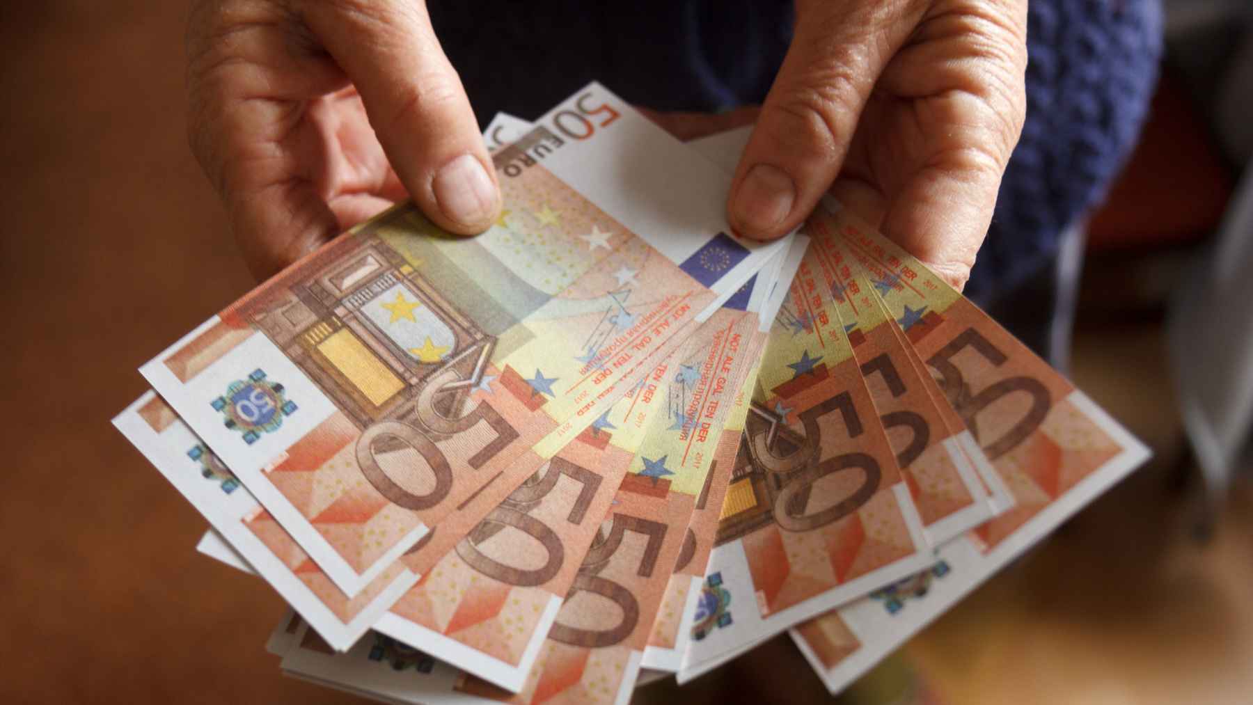 Dinero procedente de las pensiones