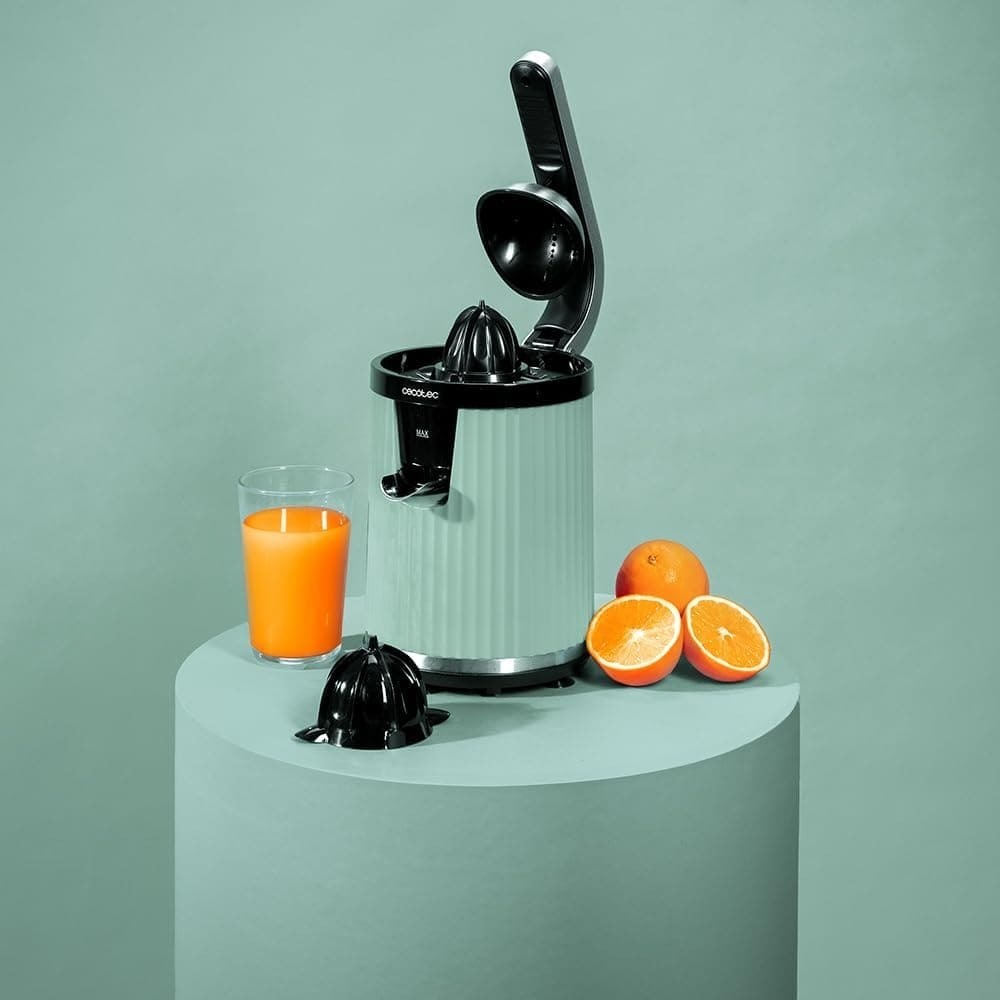 El exprimidor eléctrico de brazo Xqueeze RetroJuice 600 Green de Cecotec en Amazon