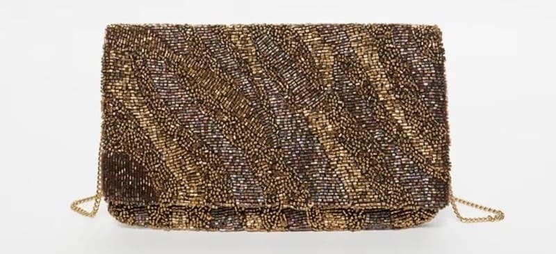 Bolso beads con vetas