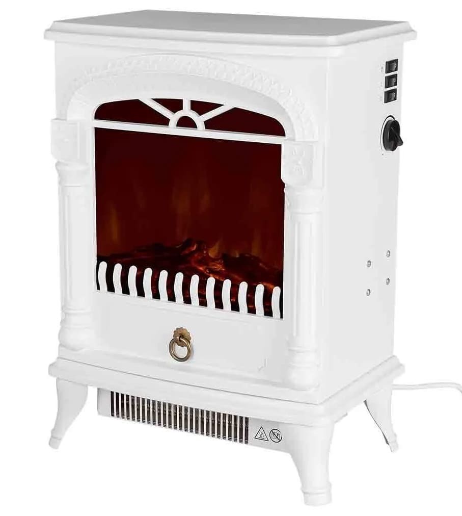 Chimenea eléctrica blanca de Lidl