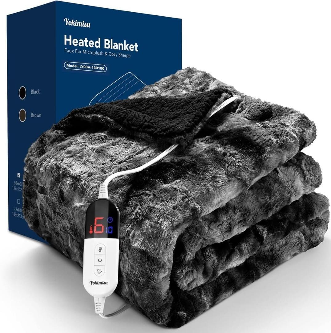 La manta eléctrica de doble cara Yokimisu en Amazon