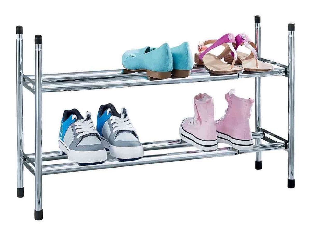 Estantería para zapatos apilable y extensible
