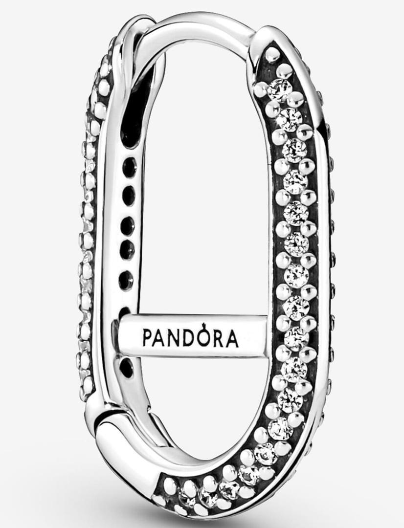 Pendientes de aro con Charm de Cupido de Pandora