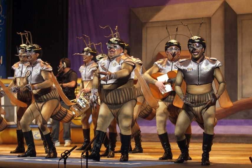 'El escuadrón de los jartibles', una de sus últimas chirigotas más recordadas