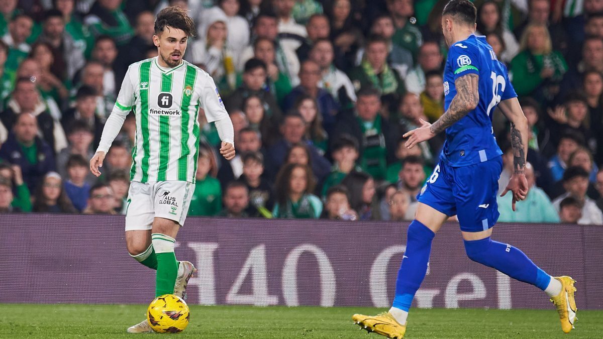 Rodri Sánchez en el Real Betis - Getafe CF | Salvador López Medina para El MIRA
