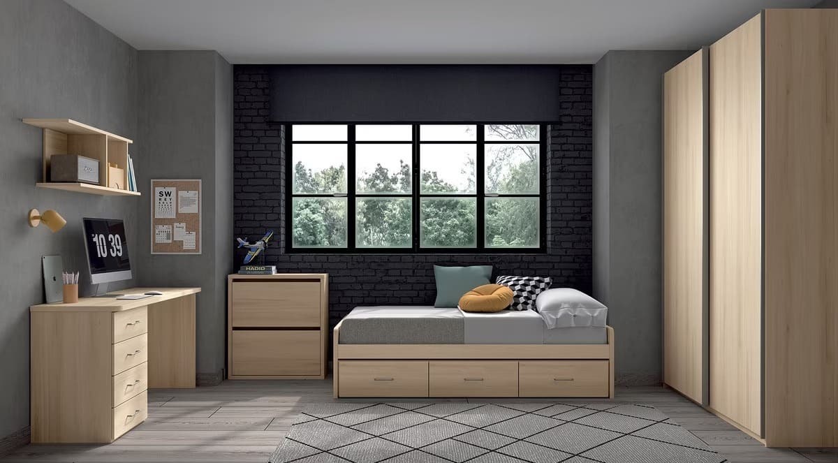 El armario con dos puertas correderas Noel de El Corte Inglés