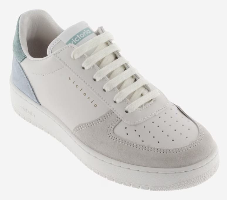 Las zapatillas deportivas de mujer retro con piezas de serraje multicolor de Victoria en El Corte Inglés