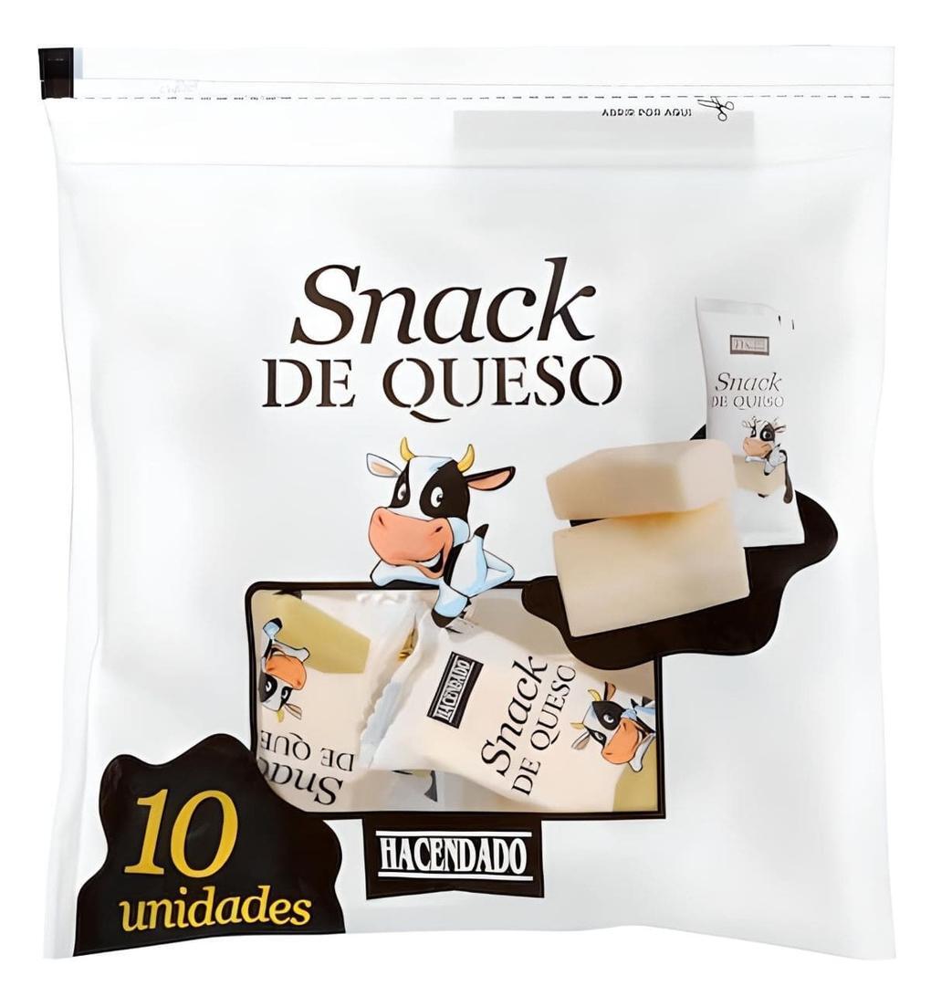 Snack de queso madurado de vaca
