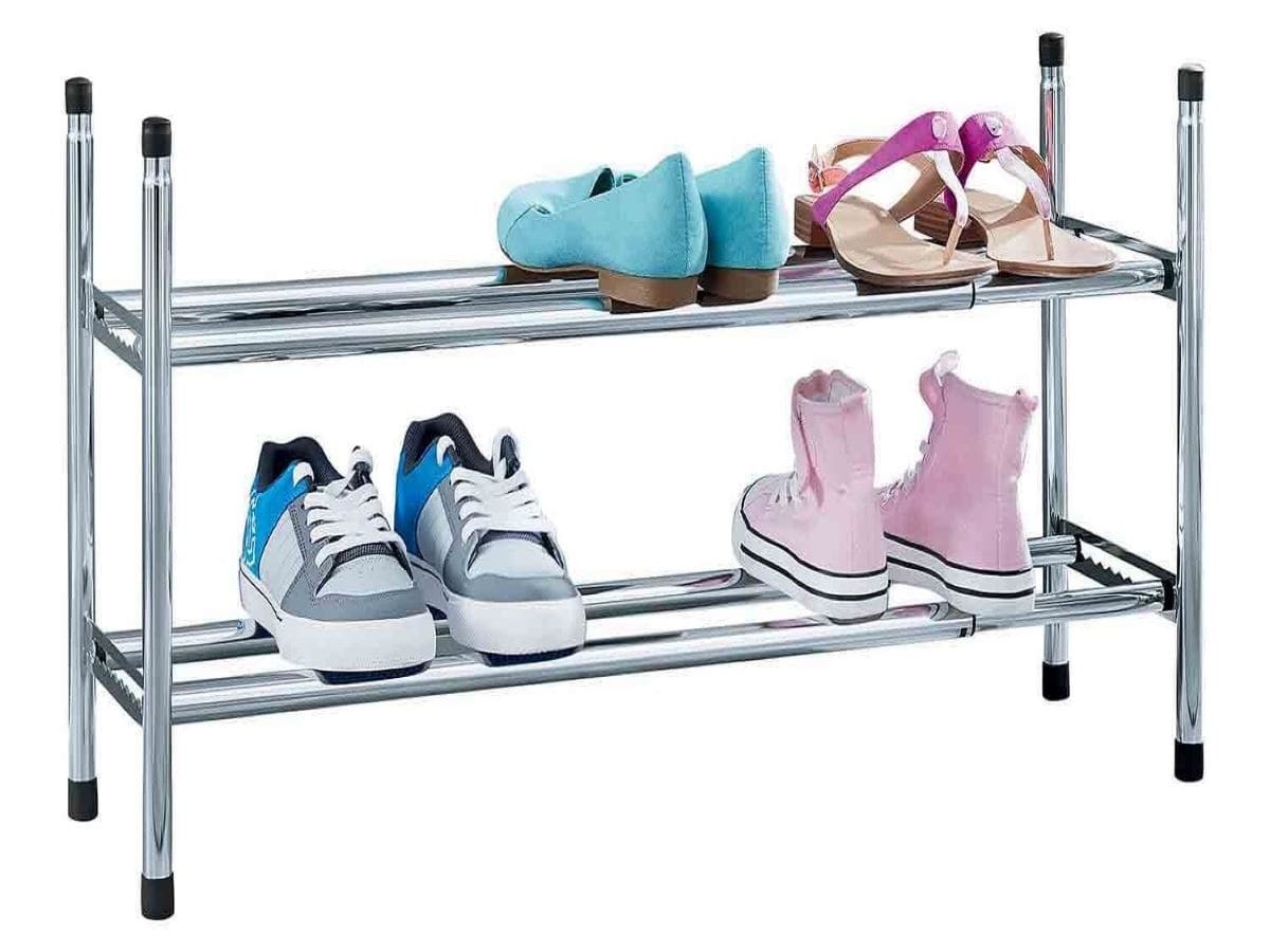 Estantería para zapatos apilable y extensible