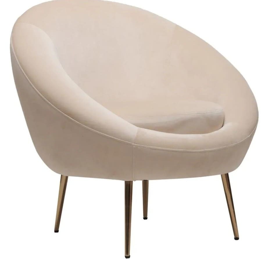 Sillón de terciopelo Cocón, AHD AMAZING HOME DESING