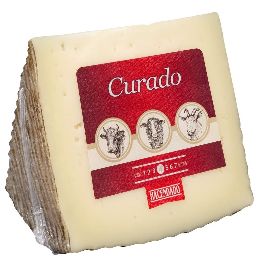Queso curado mezcla