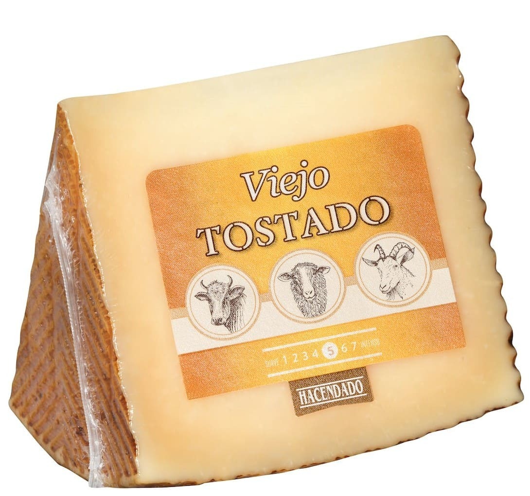 Queso viejo tostado mezcla