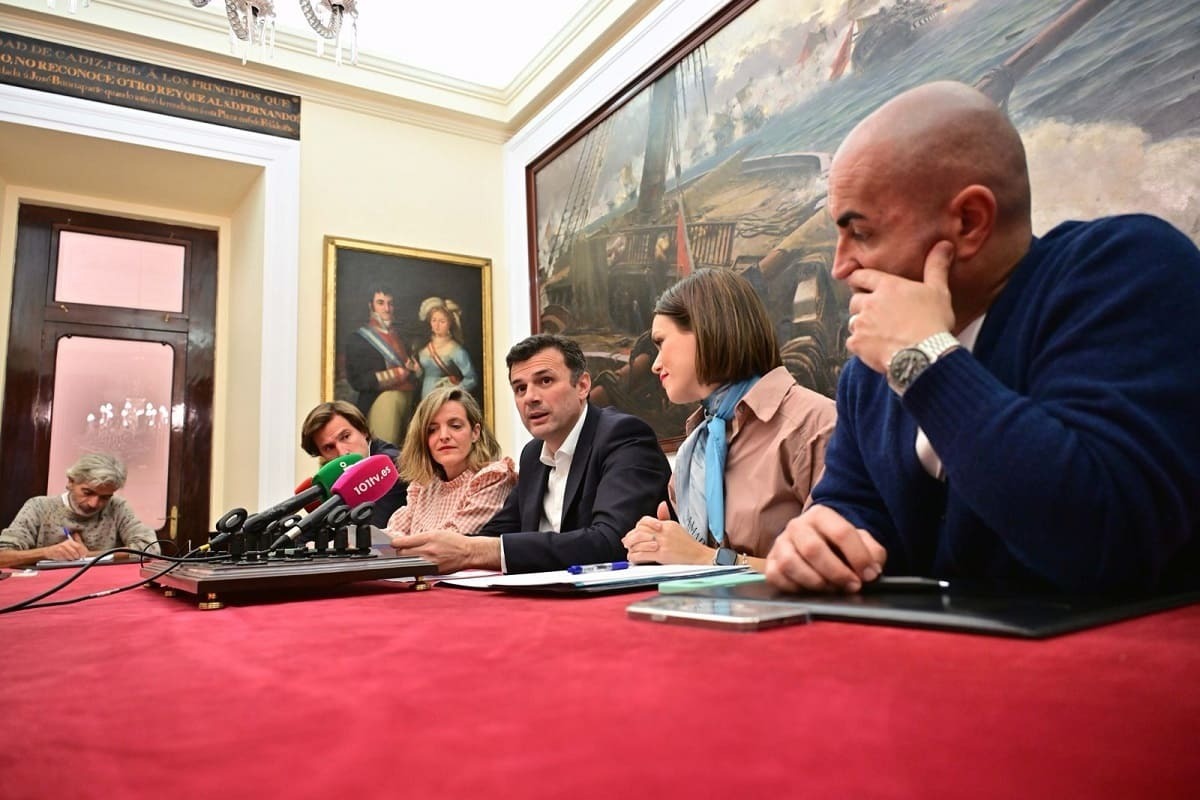 Bruno García, durante la última junta de gobierno local