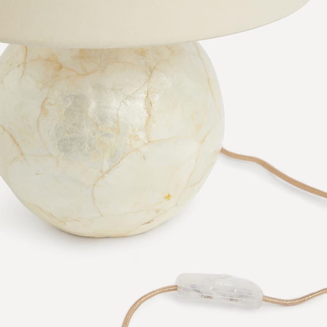 Lámpara de mesa de nácar Davao El Corte Inglés