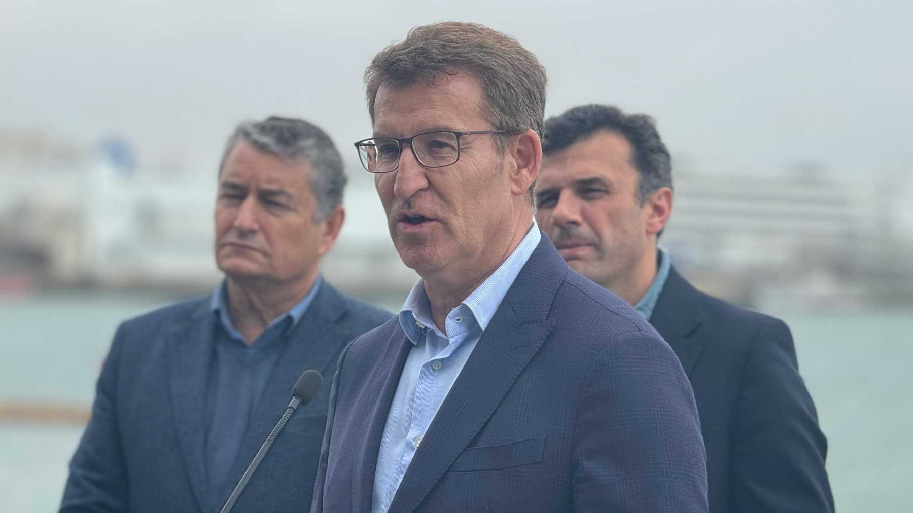 Alberto Núñez Feijóo en Barbate | Cristo García