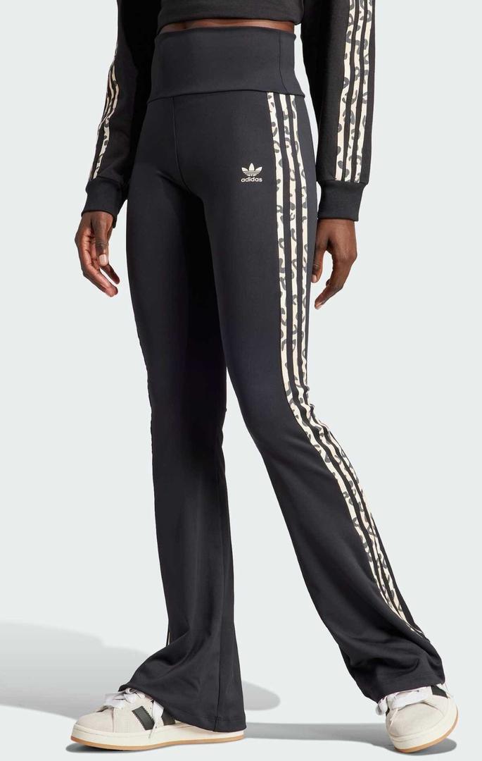 Mallas Adidas Originals Leopard Luxe Infill Flared 3 bandas de Adidas 