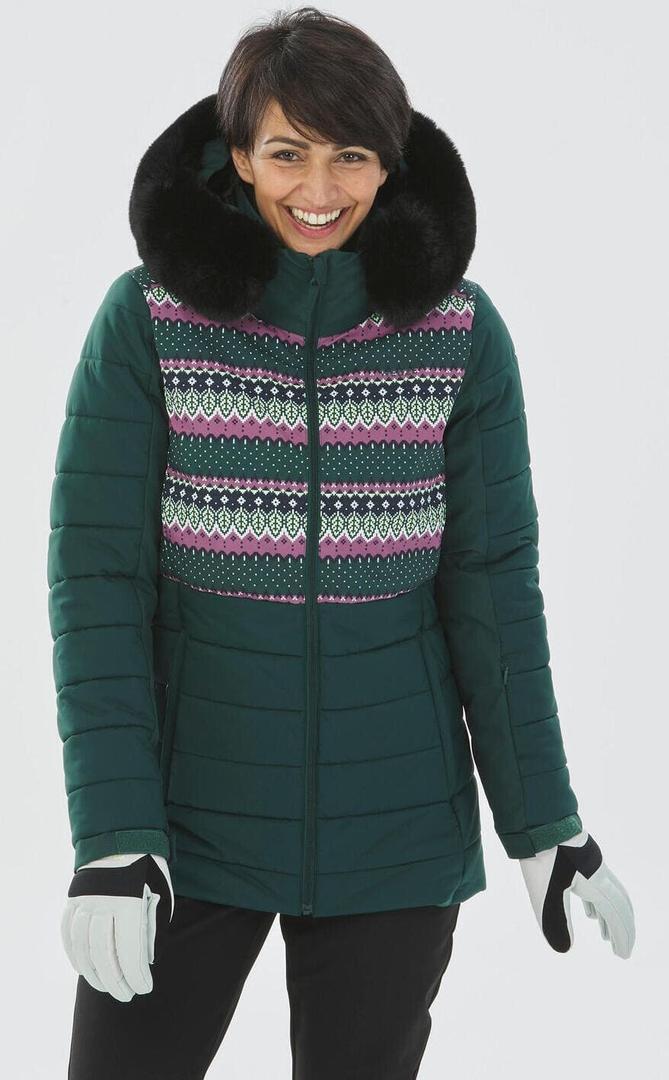 La chaqueta de esquí y nieve impermeable semi-larga de mujer Wedze 100 en Decathlon