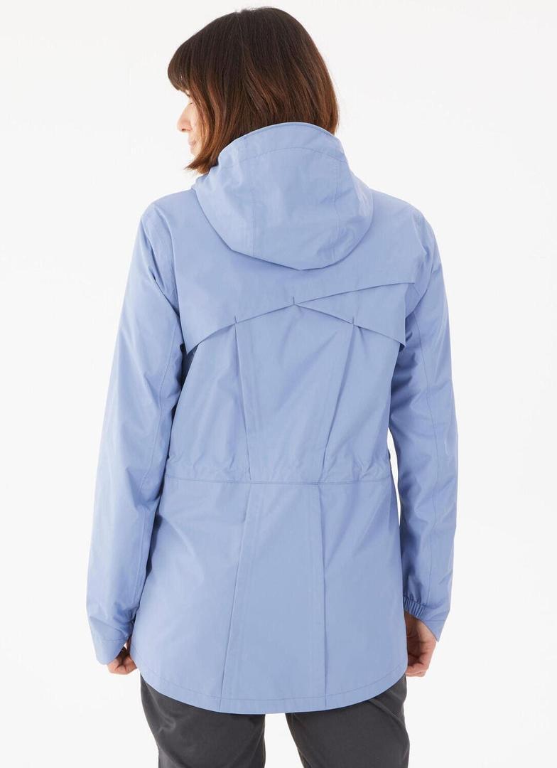 La chaqueta impermeable de montaña y trekking de mujer Quechua NH500 en Decathlon