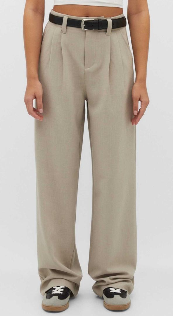 Pantalón vestir cinturón de Stradivarius