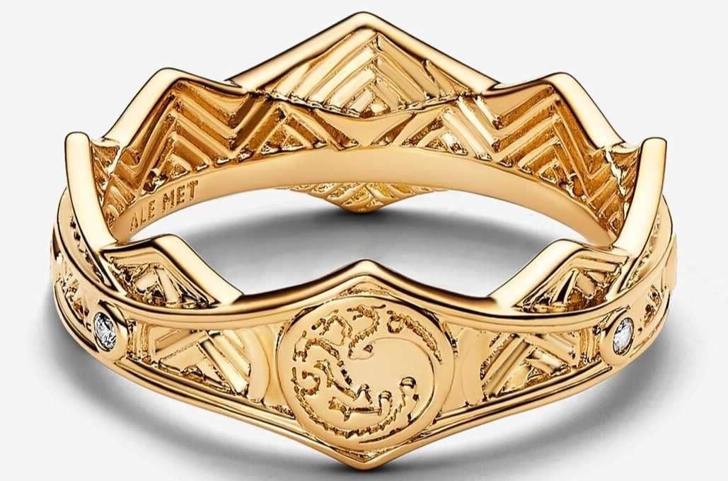 Anillo Corona Casa de Dragón de Juego de Tronos de Pandora