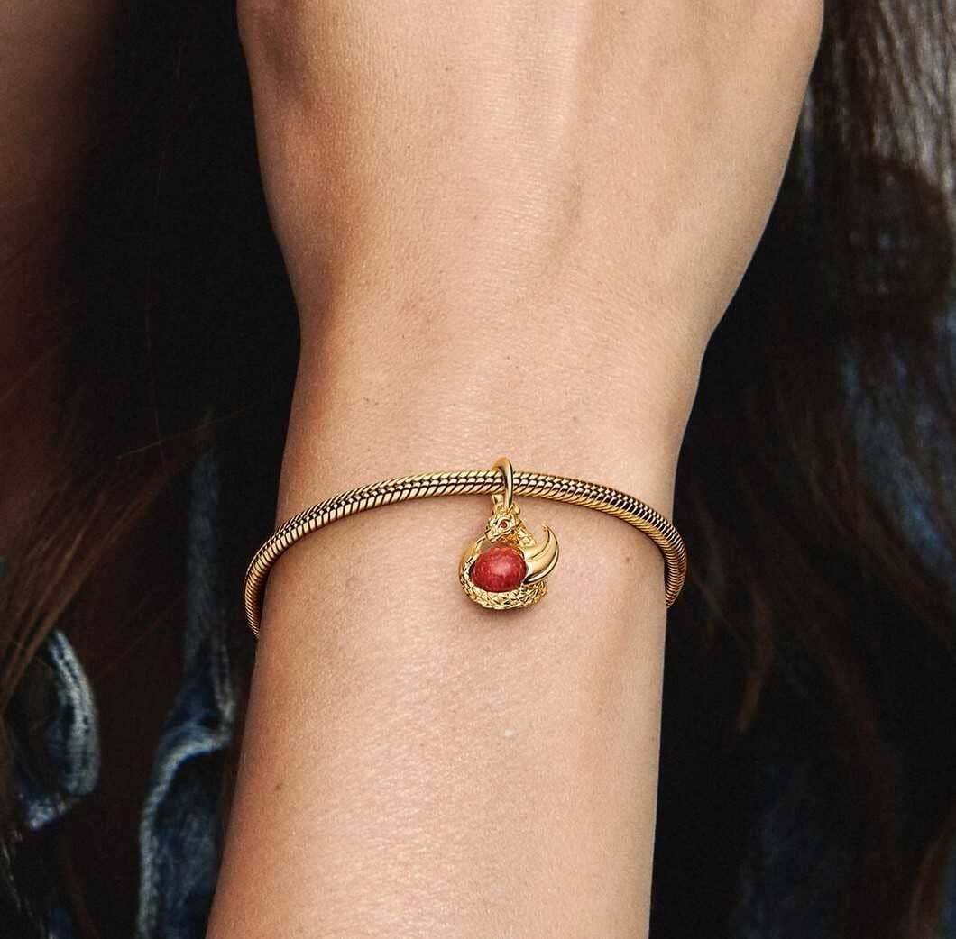 Charm Colgante Dragón de Fuego de Juego de Tronos de Pandora