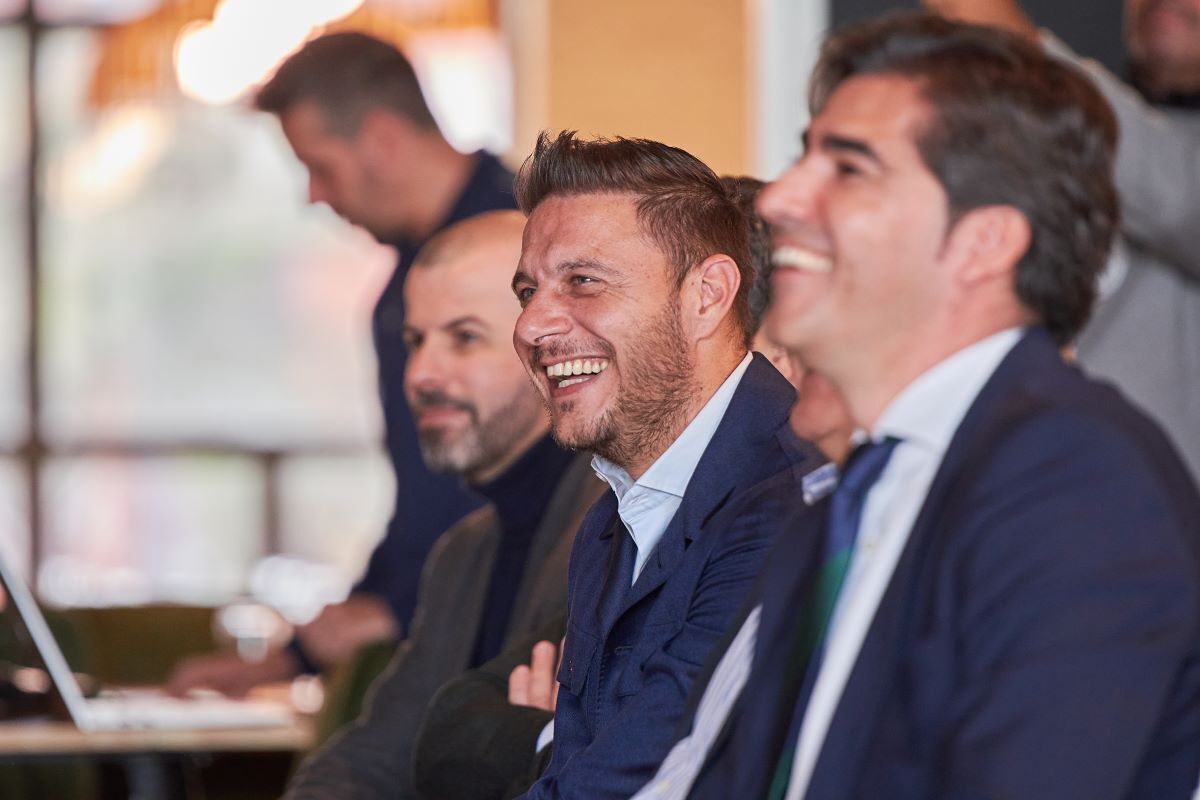 Joaquín Sánchez en la renovación de Germán Pezzella con el Real Betis | Salvador López Medina para El MIRA