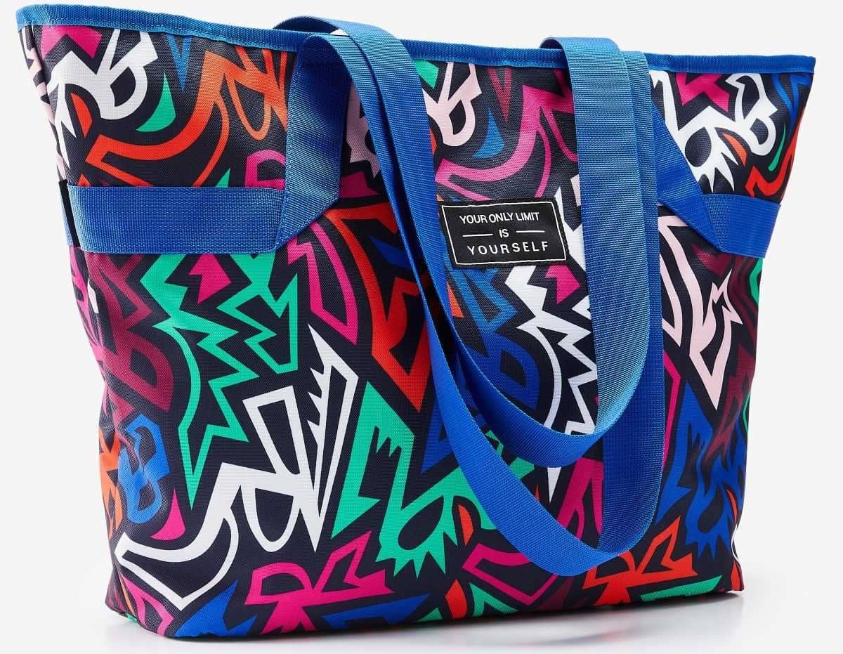 DOMYOS Bolsa Fitness Estampado Multicolor 25 l de Decathlon