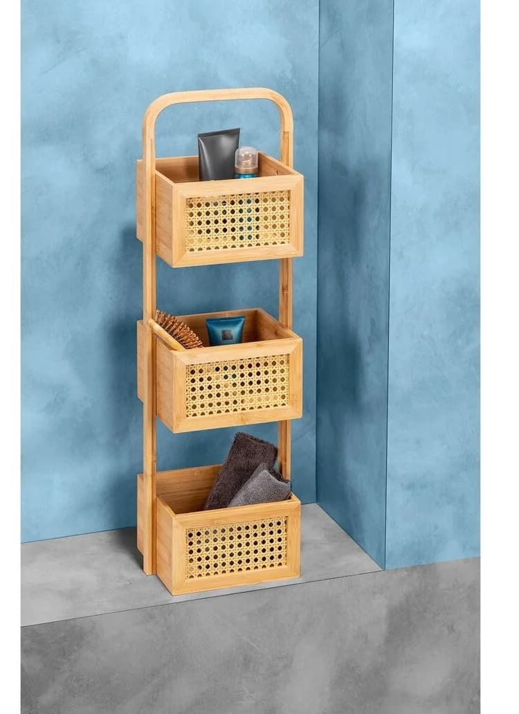 La estantería de baño de bambú Wenko de Lidl