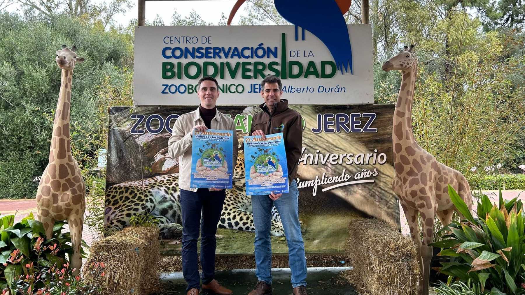 El Zoo de Jerez celebra su 71 aniversario con una programación especial para toda la familia