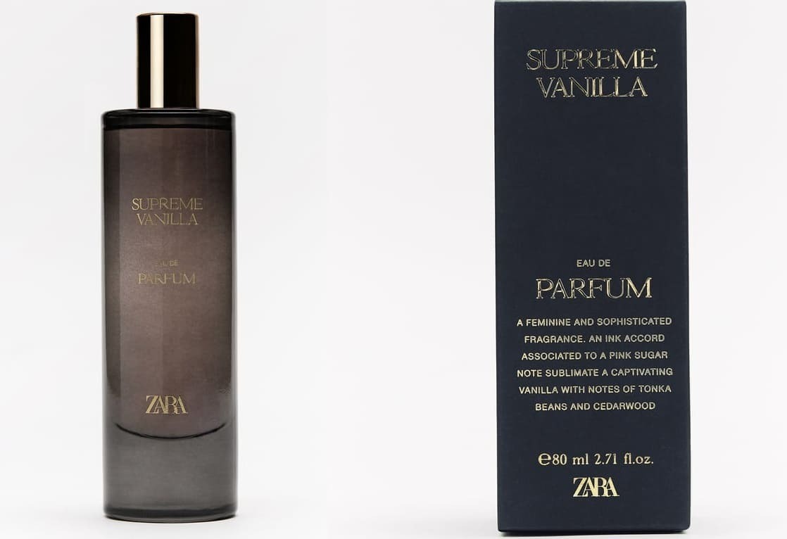 Colonia Supreme Vanilla de Zara