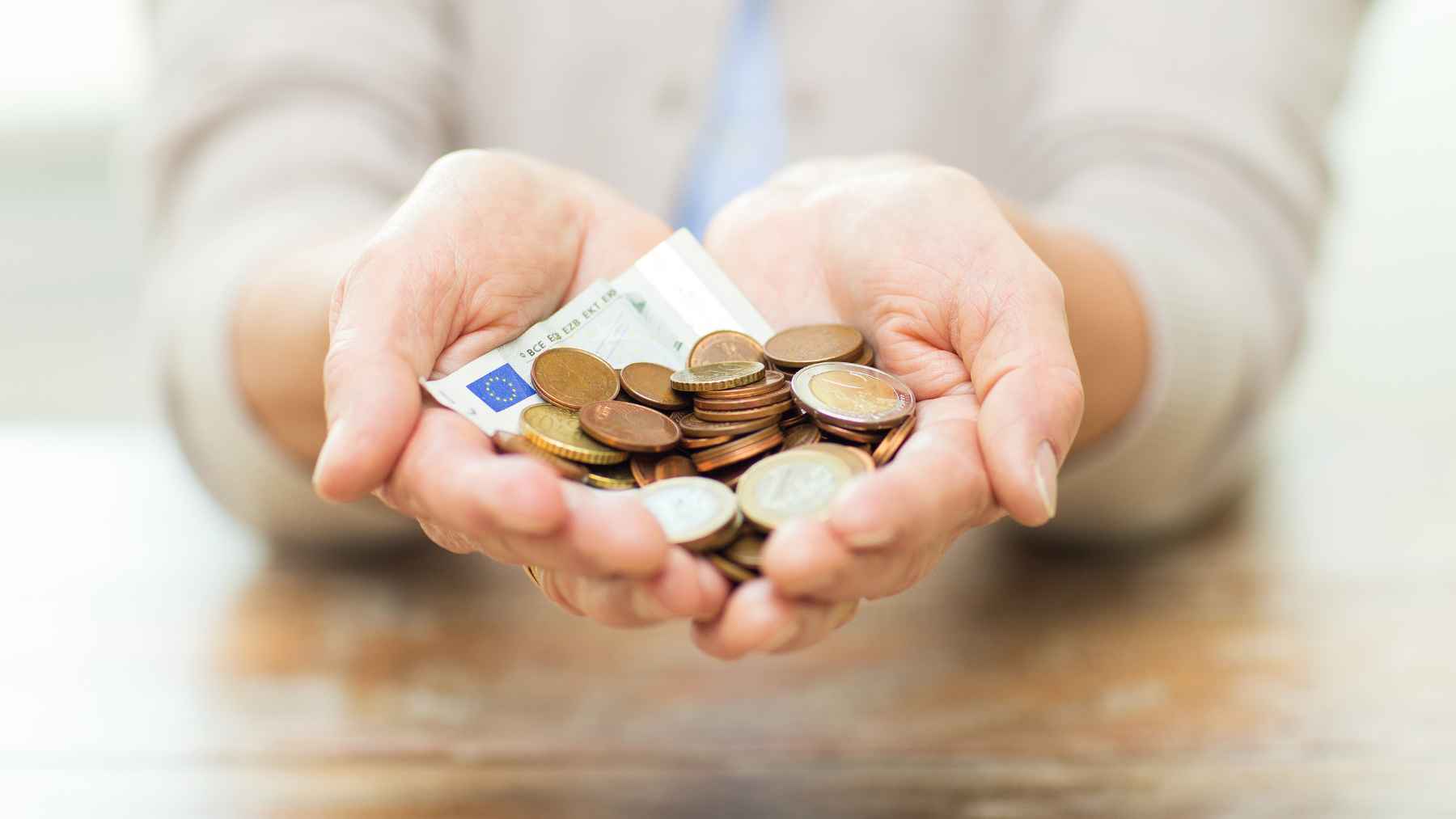 Dinero procedente de la pensión por jubilación