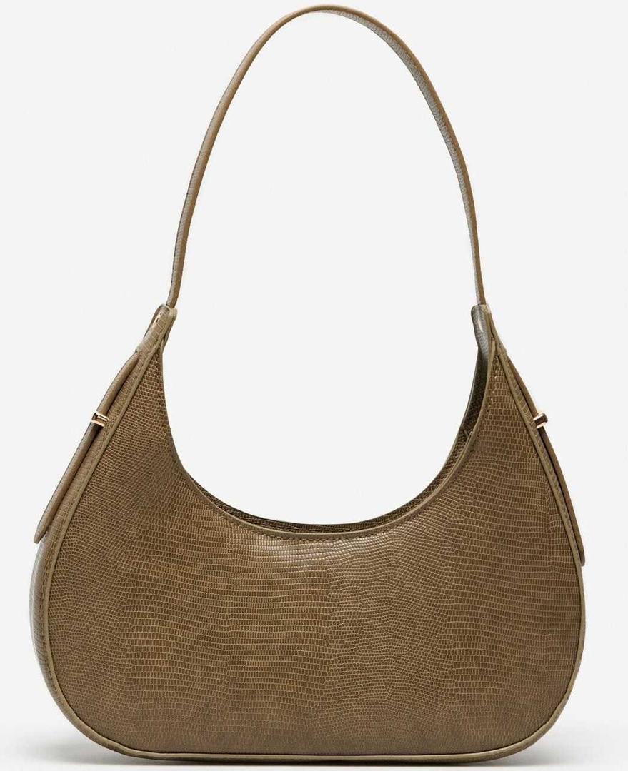 Bolso baguette cocco de Cortefiel