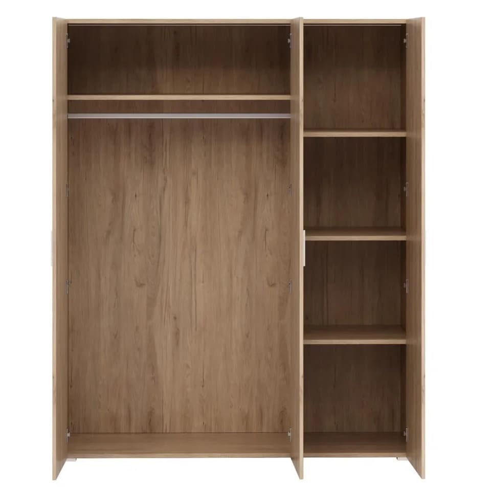 El armario ropero con puertas abatibles One One Roble de Leroy Merlin