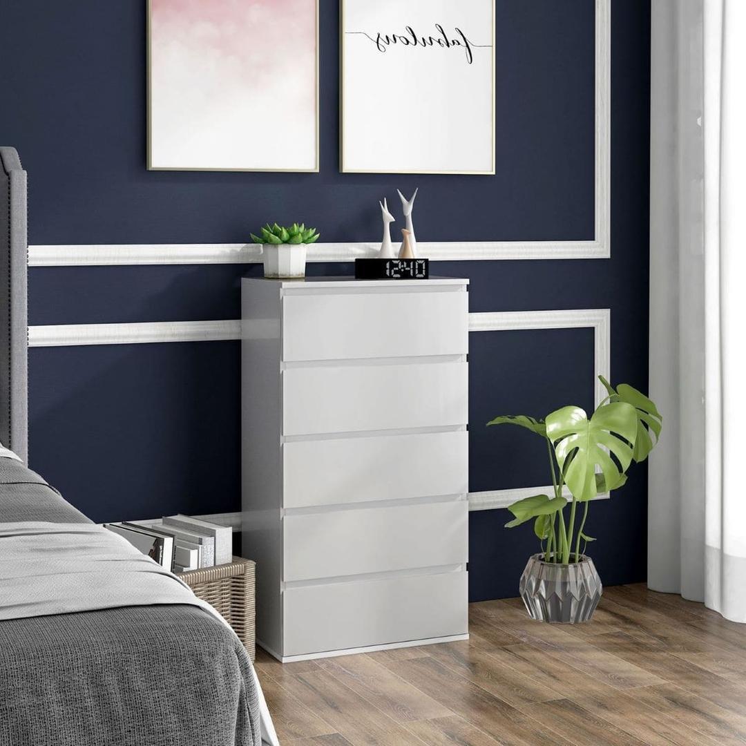 Cómoda con 5 cajones Homcom
