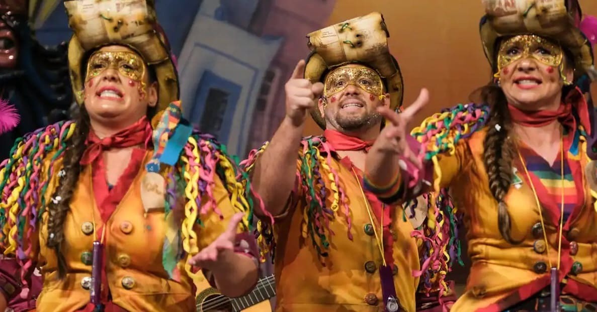 La comparsa 'La chirigotera', semifinalista en 2024