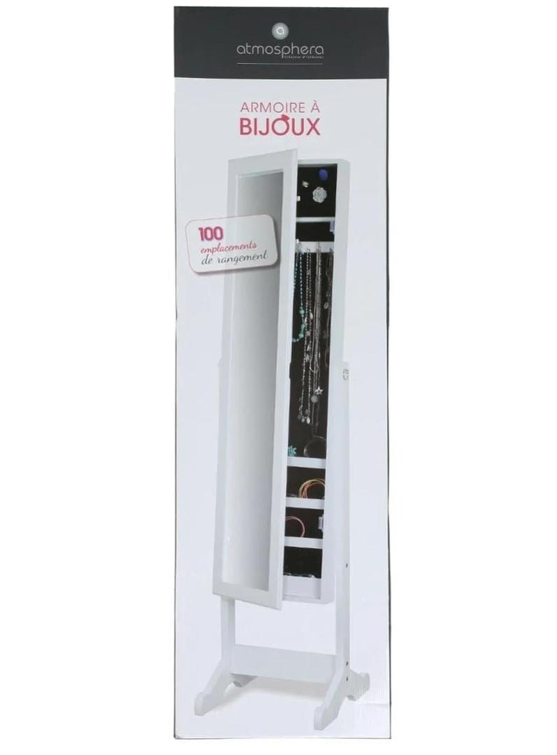 Joyero de cristal blanco de Leroy Merlin