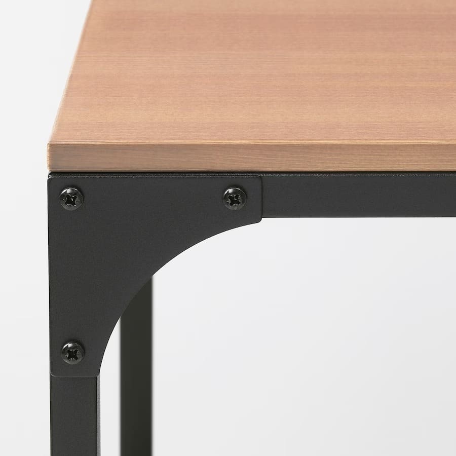 La mesa de centro de color negro FJÄLLBO de Ikea