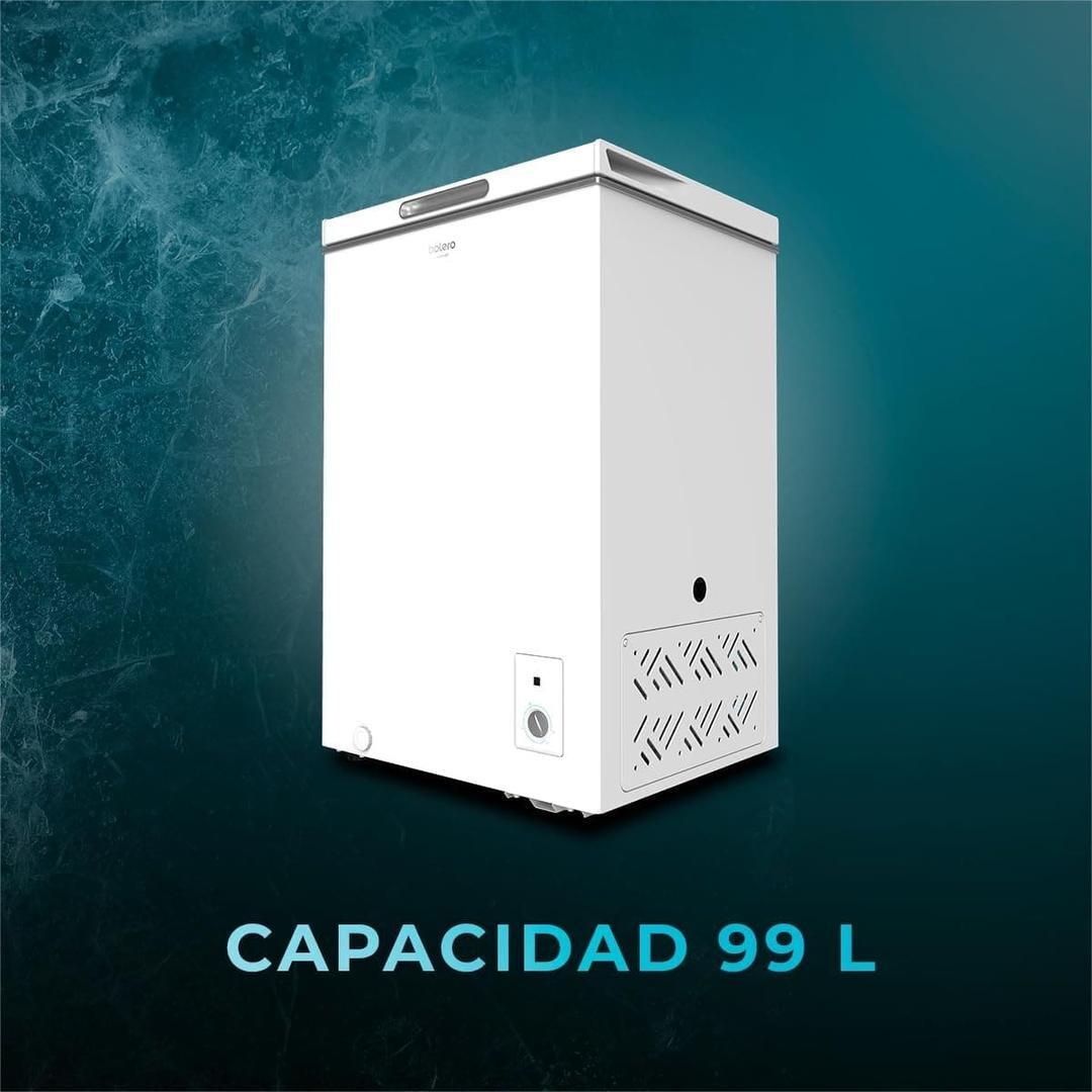El congelador horizontal de arcón Bolero CoolMarket Chest 99 de Cecotec en Amazon