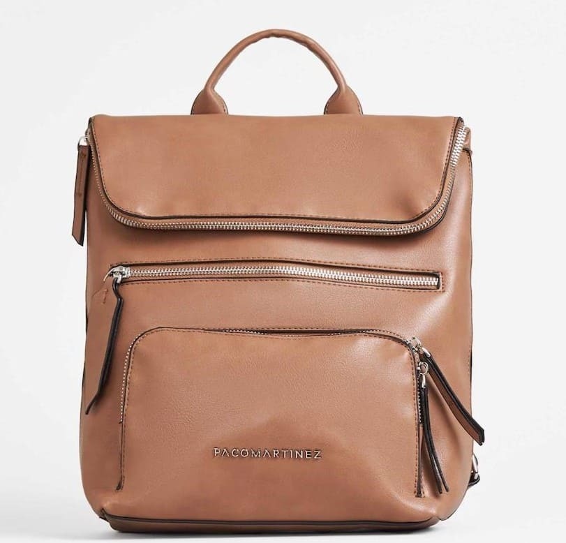 Mochila con cremalleras Paco Martínez