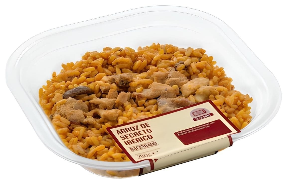 Arroz de secreto ibérico con setas