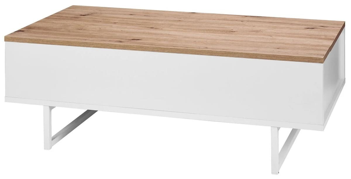 La mesa de centro con tablero regulable Madrid de Lidl