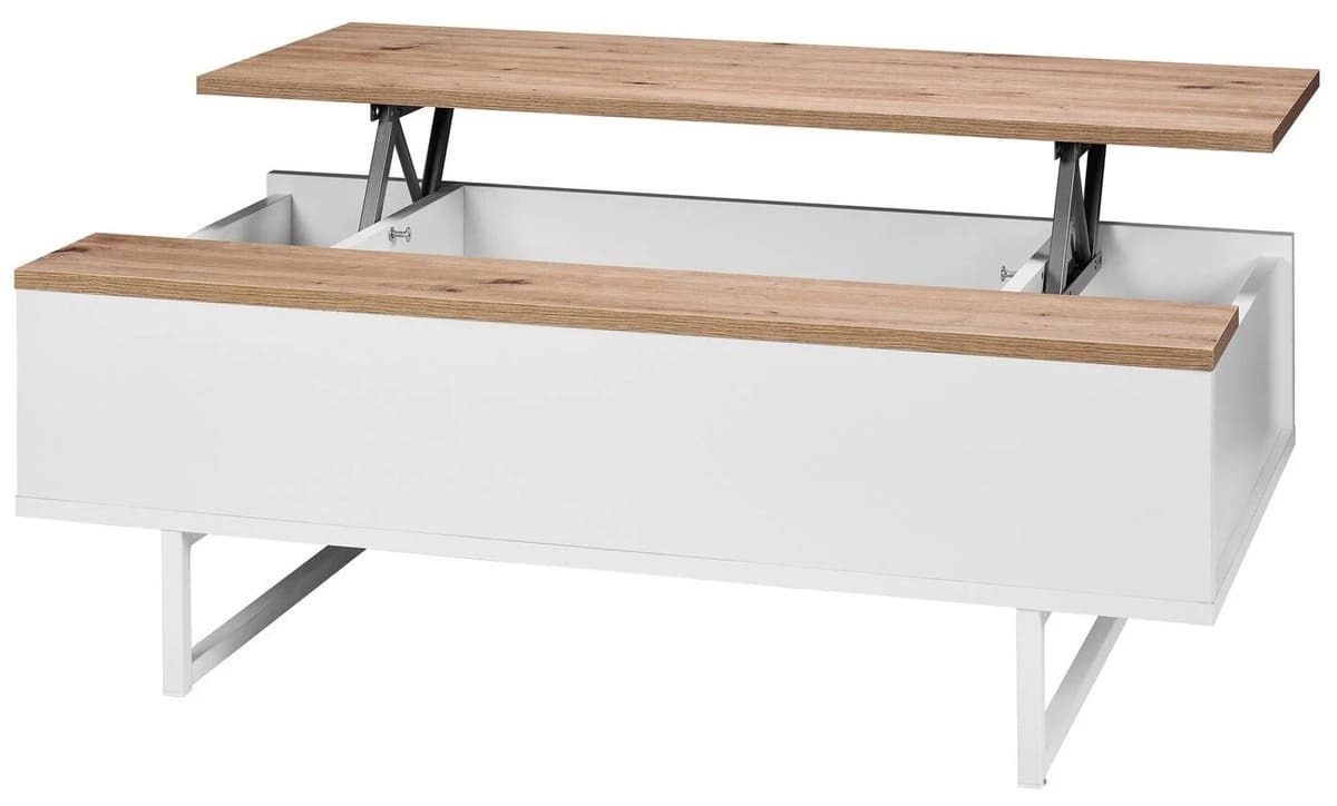 La mesa de centro con tablero regulable Madrid de Lidl