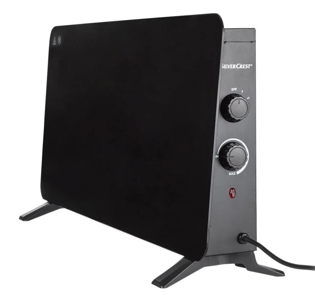 Calefactor de vidrio de 2000 W Silver Crest