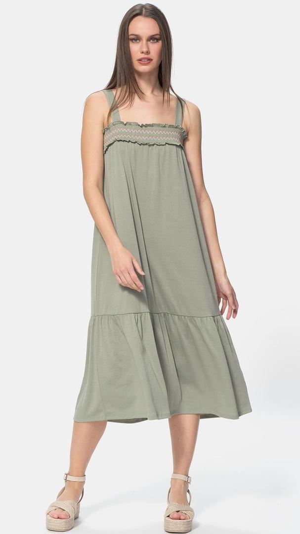 Vestido midi largo de Mujer TEX de Carrefour